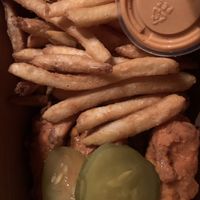 6 piece hot wings with fries  at Doomie's NextMex - Vine in Hollywood