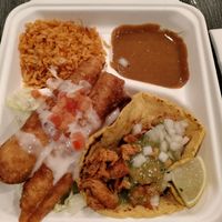 Flauta/Pollo taco at Doomie's NextMex - Vine in Hollywood