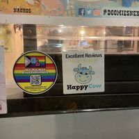 Happy cow and lgbt window decals   at Doomie's NextMex - Vine in Hollywood