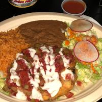 Chile Relleno Combination   at Doomie's NextMex - Vine in Hollywood
