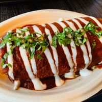 Wet burrito/ chimichanga  at Doomie's NextMex - Vine in Hollywood