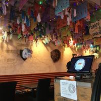 The inside (note the piñata heads) at Doomie's NextMex - Vine in Hollywood