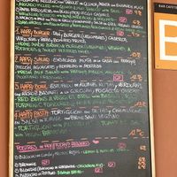 Menu  at Happy Cactus in Fuerteventura