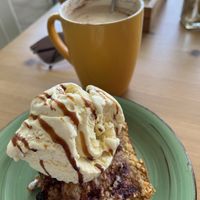 One of my favourite places. Lemon and berries cake    at Happy Cactus in Fuerteventura