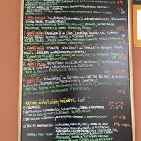 Example menu of the day  at Happy Cactus in Fuerteventura