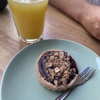 Peanut chocolate tart ❤️   at Forky's - Veleslavinova in Prague