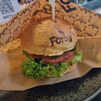 Spicey burger at Forky's - Veleslavinova in Prague