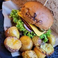 Spicy jalapeno cheeseburger 🍔 at Forky's - Veleslavinova in Prague
