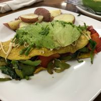 Vegan Veggie Omelet at Marla Restaurant in Laredo