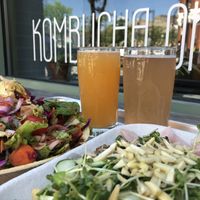 Vegan Salads, grain bowls, fermented foods and Kombucha ❤️ at The Lively Daikon in Durango