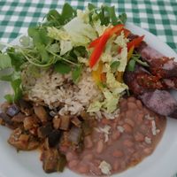 Example plate for 32 Reais including juice. at Naturista in Sao Luis