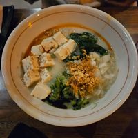 Spicy creamy vegan ramen at JINYA Ramen Bar in Tulsa