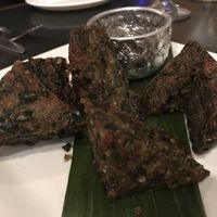 Chive dumplings  at Bangkok Bistro in the Alley in Burlington