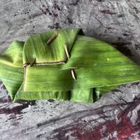 Zero waste packaging  at Organic Vegetarian Food by Mrs. Pong in Koh Phangan