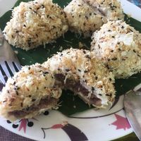 Nimman pudding= no sugar, sweetened by dates at Organic Vegetarian Food by Mrs. Pong in Koh Phangan