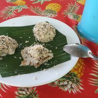 Interesting thing at Organic Vegetarian Food by Mrs. Pong in Koh Phangan