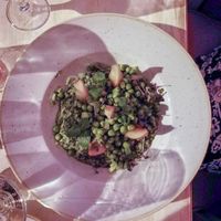 Risotto wit spinach and pears  at Glow in Belgrade