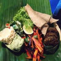 Falafel bowl at Warung Falafel in Ubud