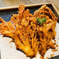 Well fried enoki mushroom at Sushi Kitchen in Petaling Jaya