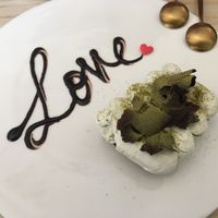 Green tea chocolate cake  at Sushi Kitchen in Petaling Jaya