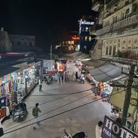 The view from the laughing Buddha at The Laughing Buddha Cafe in Pushkar