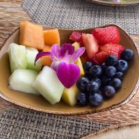 Side of fruit  at Huggo's in Kailua Kona