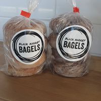 Take home bagels $10 a pack at Black Market Bagels in Port Macquarie