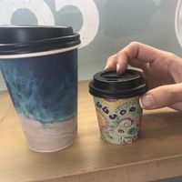 cutest espresso cups! at Black Market Bagels in Port Macquarie