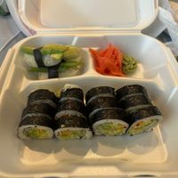 veggie combo (also came with miso soup or salad)  at Volcanic Sushi and Sake in Gainesville