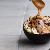 Penaut Butter Caramel NiceCream at NanaBowls in Phuket