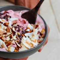 Strawberry Smoothie Bowl at NanaBowls in Phuket