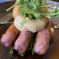 Bangers and mash    at Castle Hotel in Conwy