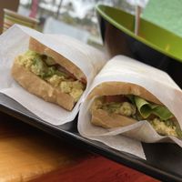 Tofu egg salad sandwich  at Hakka Kitchen in Jacksonville