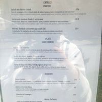 Menu du soir at Couloir Bar & Restaurant in Tignes Val Claret