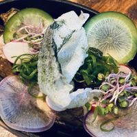 Aubergine voorgerecht at Buitenplaats de Plantage in Vogelenzang