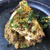 Vegan Dal with cauliflower- super yummy! at Buitenplaats de Plantage in Vogelenzang