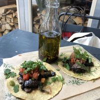 Vegan tacos.  at Buitenplaats de Plantage in Vogelenzang