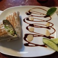 Falafel Wrap at Flop Cafe in Berlin