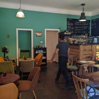 Inside of Flop Cafe. at Flop Cafe in Berlin