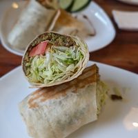 Falafel wrap 🌯 at Flop Cafe in Berlin