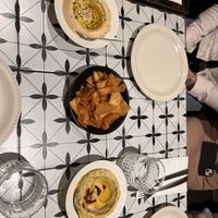 Hummus and babaganoush  at Arabella in Newtown