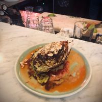 Summer cabbage by the bar  at Yes Yes Yes in Helsinki