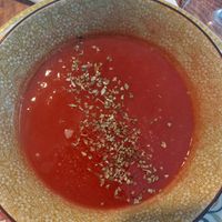 Sopa de beterraba at Amor e Hortelã in Porto