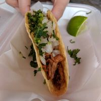 BBQ Jackfruit taco at Nacho Taco in Jacksonville