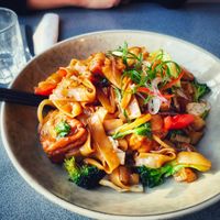 Pad Kae Mao - vegan with tofu - 20,50 NZD at Mama Ree Thai Street Food in Christchurch