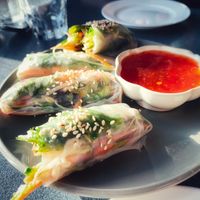 Fresh spring rolls - 10 NZD at Mama Ree Thai Street Food in Christchurch