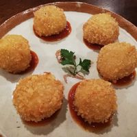 Tubutubu arancini at Future Food Cafe Restaurant Tubu Tubu in Tokyo