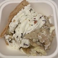 It might not look like much, but delicious Banana cream pie 🤤   at The Moth Cafe - Downtown in Edmonton