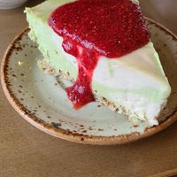 Key Lime Cheesecake at The Moth Cafe - Downtown in Edmonton