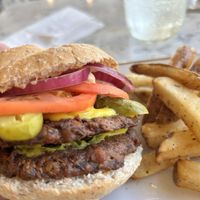 Like seriously, who wouldn’t love this Moth Burger?!!!  at The Moth Cafe - Downtown in Edmonton